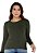 Blusa Manga Longa com Decote Redondo - Imagem 4
