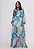 Vestido em Tule Longo Estampado com mangas Longas Livia - Imagem 2