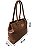 Bolsa Feminina Tatiane 100% Couro - Imagem 7