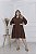 Vestido Dani Plus Size Viscolinho Manga 3/4 - Imagem 5