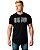 Camiseta preta masculina estampada Esse foi o Preço em branco com Código de Barras em 100% Algodão - Imagem 1