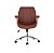 CADEIRA OFFICE LISBOA DIRETOR MARROM - Imagem 3