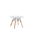 MESA FLÓRIDA KIDS Ø 60 X 46 CM BRANCO - Imagem 1
