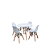 MESA FLÓRIDA KIDS Ø 60 X 46 CM BRANCO - Imagem 2