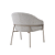 POLTRONA INHOTIM BASE CHAMPAGNE. LINHO RUSTICO CLARO - Imagem 4