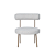 POLTRONA MOMA BASE CHAMPAGNE. LINHO RUSTICO CLARO - Imagem 2