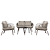 SOFA NORONHA 2 LUGAR. CINZA - Imagem 5