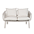 SOFA NORONHA 2 LUGAR. NUDE - Imagem 1