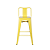BANQUETA TOLIX ALTA COM ENCOSTO. AMARELO - Imagem 2