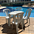 CONJUNTO DE MESA DE PLASTICO BRANCO SUPER - Imagem 2