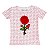 Baby Look Florzinha Vermelha - Imagem 1