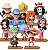 KIT 10 BONECOS ONE PIECE 10CM NOVO - Imagem 2