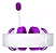 HEADSET GAMER REDRAGON DIOMEDES BRANCO COM ROXO NOVO - Imagem 5