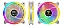 KIT 4 FANS RGB AEOLUS 12V 120MM + CONTROLADORA BRANCO - Imagem 2