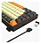 TECLADO MECANICO GAMER REDRAGON PHANTOM PRO RGB 3 MODE CINZA E CREME SWITCH MARROM NOVO - Imagem 3