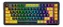 TECLADO MECANICO GAMER ELF RGB PRETO E LARANJA NOVO - Imagem 1