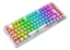 TECLADO MECANICO GAMER ELF PRO RGB CRYSTAL CLEAR TRANSPARENTE NOVO - Imagem 3
