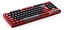 TECLADO MECANICO HORDA DO WORLD OF WARCRAFT PRETO E VERMELHO NOVO - Imagem 3