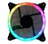 KIT C/ 3 FANS REDRAGON RGB 120X25MM GC-F011 NOVO - Imagem 2