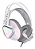 HEADSET GAMER REDRAGON RGB CADMUS BRANCO NOVO - Imagem 2