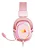 HEADSET GAMER ZEUS X ROSA RGB NOVO - Imagem 3