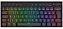 TECLADO MECANICO GAMER REDRAGON HORUS MINI RGB PRETO SWITCH MARROM NOVO - Imagem 1
