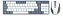 COMBO TECLADO + MOUSE REDRAGON BS-8772 BK PRETO NOVO - Imagem 1