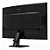 MONITOR GAMER GIGABYTE 27 POLEGADAS VA CURVO FHD 180HZ PRETO - GS27FC NOVO - Imagem 3
