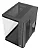 GABINETE KALKAN MIDGARD CURVE PRETO SEM FAN KLK072 NOVO - Imagem 3