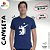 Camiseta Masculina - Modelo Jogador cor Azul Marinho - Imagem 1