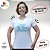 Camiseta Feminina - Modelo Vôlei Meu Esporte Minha Paixão cor Branca - Logo Azul - Imagem 1