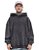 Moletom Washed Grey Biker Oversized - Imagem 2