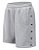 Bermuda Jogger Cinza Esportiva com Botões Laterais Black Icon - Imagem 2