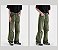 Calça Jeans Baggy Destroyed Verde Claro Envelhecida - Imagem 8