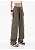 Calça Cargo Baggy Army Green Side Buttons - Imagem 10