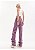 Calça Cargo Oversized com Bolso Baixo Roxa - Imagem 3