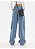 Calça Jeans Azul Simples Jogger Super Baggy com Barra Elástica - Imagem 8