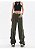 Calça Cargo Jogger Extra Baggy Verde Escuro com Side Laces - Imagem 3