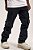 Calça Cargo Jeans Triple Pocket Barra Ajustável Preta - Imagem 2