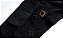 Calça Cargo Jeans Triple Pocket Barra Ajustável Preta - Imagem 6