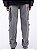 Calça Jeans Cargo Cinza Claro Downside Pocket e Stripes - Imagem 6