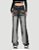 Calça Jeans Preta Double Color Fit Baggy - Imagem 1