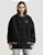 Jaqueta College Varsity Black Of Exit Round Logo - Imagem 1