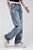 Calça Jeans Light Baggy Stars Azul - Imagem 3
