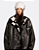 Jaqueta Double-Sided Couro Black and White - Imagem 1