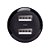 Carregador veicular universal USB com 2 portas Intelbras ECV 2 Fast - Imagem 2