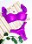 Biquíni Thalyssa Roxo Liso - Imagem 1