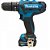 FURADEIRA/PARAFUSADEIRA IMPACTO BATERIA 12V HP333DWYX3 MAKITA - Imagem 3