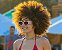 Óculos de Sol Feminino Ferrovia Retangular Proteção UVA e UVB - Imagem 8
