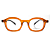 Óculos de grau Ferrovia - 580057A - Laranja Cristal - Imagem 1
